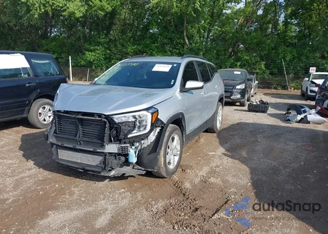 2022 GMC Terrain Awd Sle from USA, damaged, VIN 3GKALTEV2NL248606